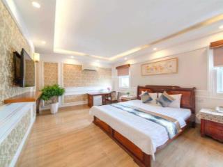 Bán khách sạn hầm + 7 tầng đường nguyễn thái bình. 27 phòng full