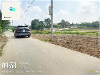 Bán đất mặt đường bắc sơn  sóc sơn, 100m² chỉ 8.5tr/m2, siêu rẻ để ở hoặc đầu tư