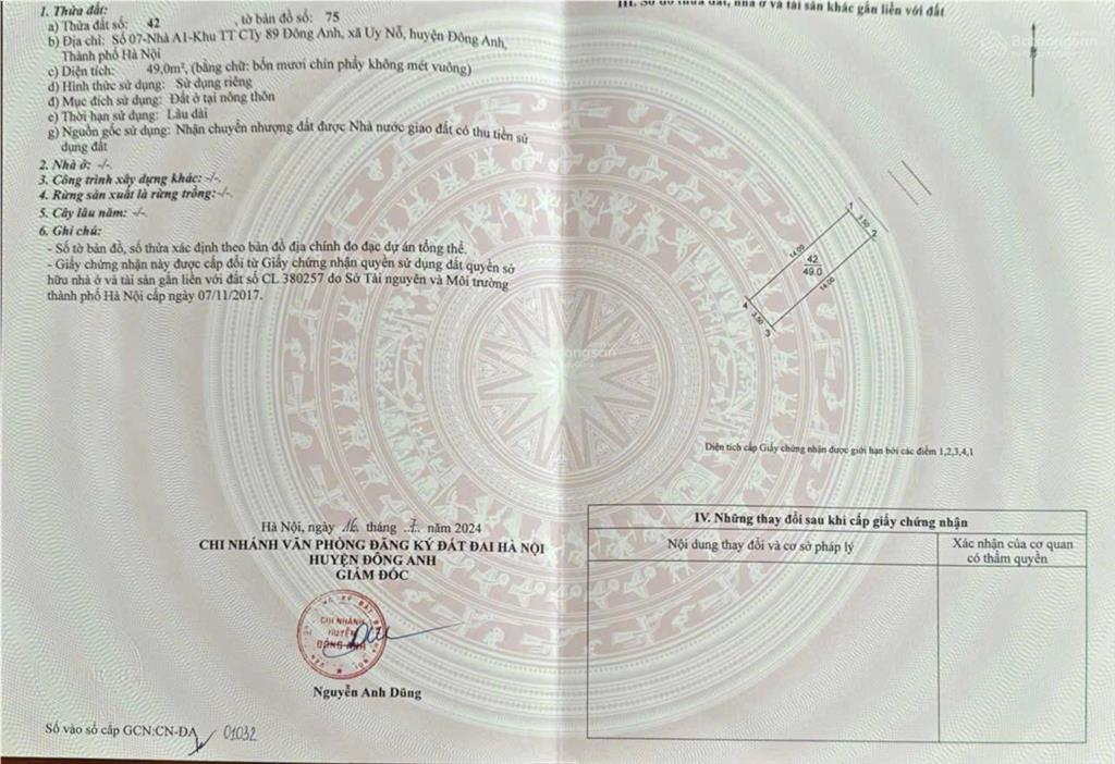 Hàng hiếm như ảnh trung tâm tt.đông anh, đường ô tô tránh, tôi chính chủ nhỉnh 5 tỷ !