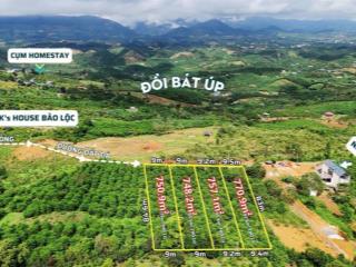 Đất view đồi bát úp, lộc thành cũ bảo lâm 3 lâm đồng, view săn mây, có sẵn thổ cư. 750m2/950 triệu