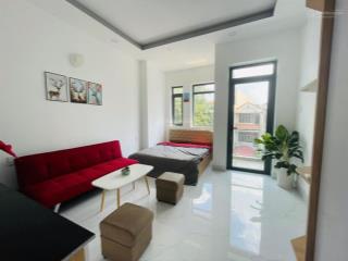 Căn hộ mini studio  ban công  30m2  full nội thất  cv gia định  phú nhuận  sân bay