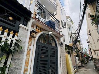 Bán nhà hẻm xe hơi gần mặt tiền nguyễn văn đậu p6 bt ngay phòng cc số 6