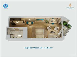 Bán căn hộ biển the maris vũng tàu, 3,7 tỷ, 45,54 m2, vị trí đắc địa và tiện nghi hiện đại.