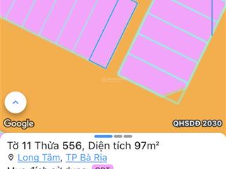 Bán lô đất 3 mặt tiền đường hoàng hoa thám thành phố bà rịa 4 tỷ 350