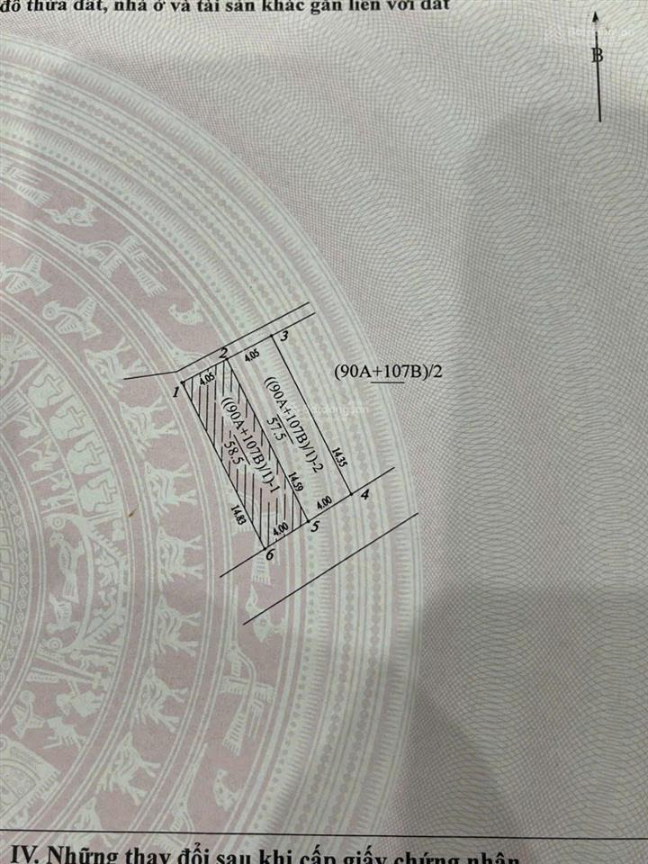 Chính chủ bán 57.5 m2 thổ cư ô tô 7 chỗ vào nhà tại mộc hoàn đình vân côn an khánh hà nội
