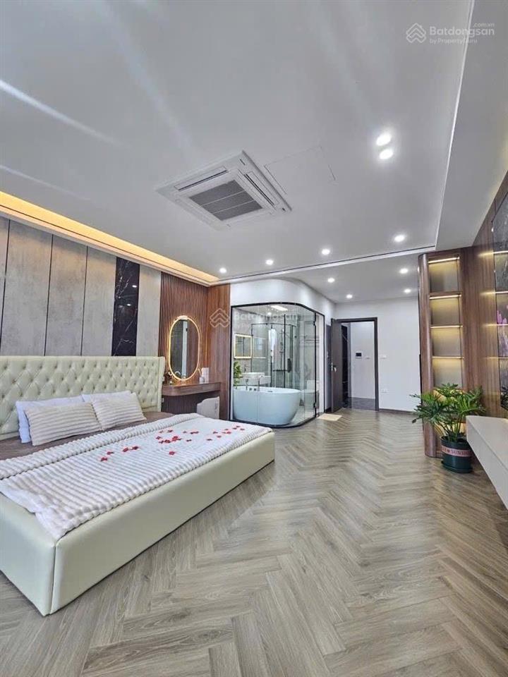 Bán nhà phân lô đền lừ  gara ô tô  thang máy  mặt tiền 4.5m  58m x 6 tầng  giá 19.5 tỷ