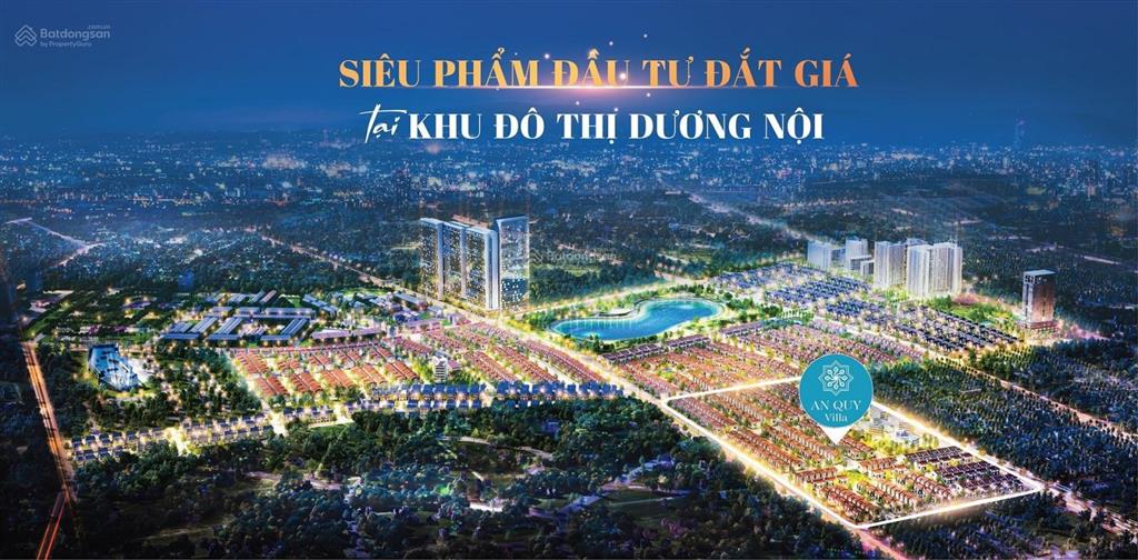 Chuyển nhượng biệt thự nam cường dương nội hà đông diện tich từ 162 đến 400m2 giá hợp lý