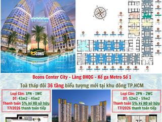 Giỏ hàng suất nội bộ tháp c  bcons center city mua trực tiếp của cđt giá gốc không chênh lệch