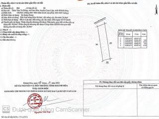 Cần bán nhanh lô đất cam hoà view đầm, đường nhựa hiện trạng, sát bên dự án vin.  0935 763 ***