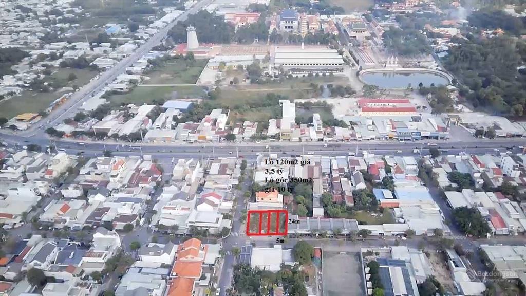 Bán lô góc vip 350m2 hai mặt tiền 10,2 tỷ cách chợ ngọc hà 80m.  tài 0707 004 ***