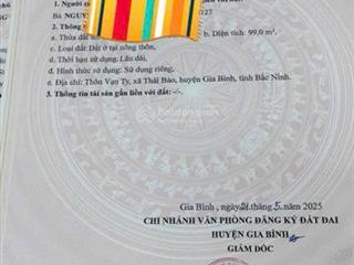 Bán gấp đất tại tỉnh lộ 285, 1,38 tỷ, 99m2, mặt tiền 7,26m, ngõ 4m, pháp lý đầy đủ
