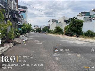 Bán đất đường triệu quang phục vĩnh hoà nha trang view hướng biển xây dựng tự do sổ hồng riêng