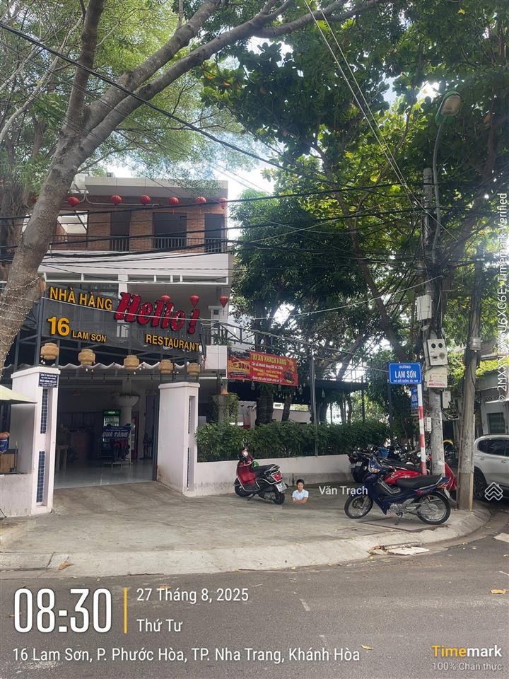 Bán căn góc 2 mặt tiền lam sơn hương sơn phước hoà nha trang có dòng tiền ổn định sổ đỏ riêng
