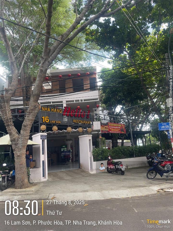 Bán căn góc 2 mặt tiền lam sơn hương sơn phước hoà nha trang có dòng tiền ổn định sổ đỏ riêng