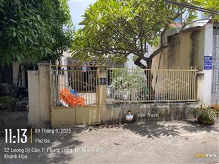Bán đất tặng nhà cấp 4 ngay hẻm lê hồng phong phước long nha trang 137,6m ngang 5,4m