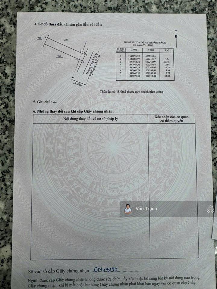 Bán đất thổ cư trần đăng ninh phước đồng nha trang sổ riêng hướng đông nam