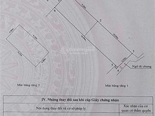 Nhà mặt đường lê lợi (đoạn 2 chiều)  90m2  mt 4,52m  sau giáp ngõ  giá 18,x tỷ