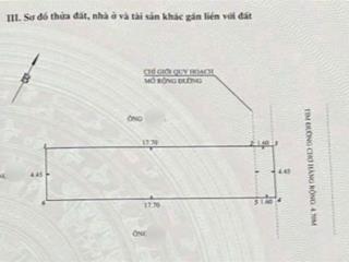 Mặt đường chợ hàng  86m2  ngang 4,45m  3 tầng  vuông đét  giá 10 tỷ 750