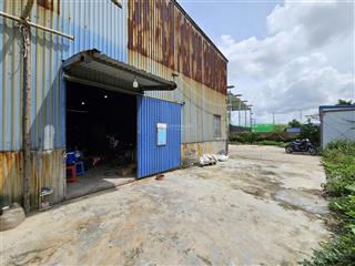 Cho thuê 1000m2 nhà xưởng + sân bãi khu vực an trì, gần đường 5 mới, giá chỉ 28 tr/tháng
