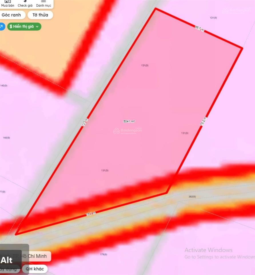 Bán 5000m2 đất vườn dân cư xây mới mt phạm tấn mười, qui đức, bình chánh giá 21 tỷ thương lượng