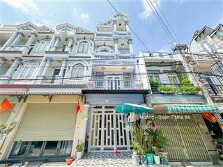Bán nhà 1trệt 1lửng 2lầu sân thượng  đường 8m xe tải  nhà xây ở kiên cố  khu đồng bộ an ninh