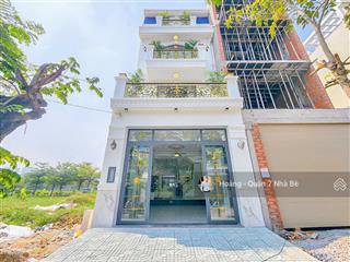 Nhà mới xây phong cách luxurydt 5mx17mxây 1 trệt 2 lầu sân thượng 4pnkdc đường nhựa 6m