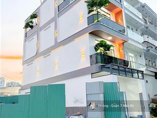 Nhà mới xây full nội thất cao cấpsân vườndt 9x16mxây 1trệt 2lầu sân thượng 3pn 5wcđường 8m kdc