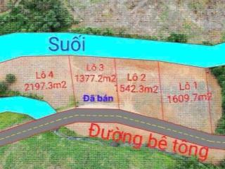Chính chủ cần bán 3 lô đất làm vườn view suối đẹp ở xã khánh nam. dt 1600m2 2200m2, giá 350tr/lô