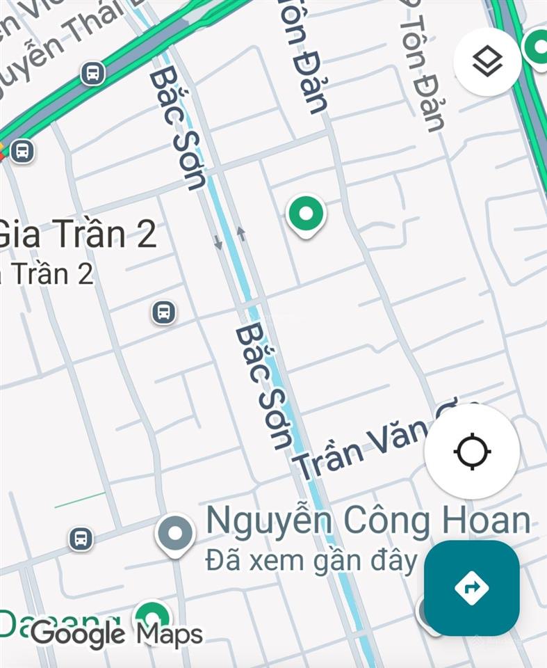 Lô mặt tiền nguyễn công hoan, kẹp kiệt 5m thông công viên bắc sơn