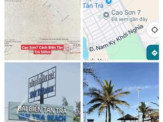 Đất cao sơn 7 gần biển tân trà hoà hải ngũ hành sơn