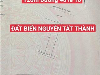 Đất view biển nguyễn tất thành 126m đuong 40m lề 10