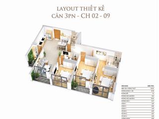 Chính chủ gửi bán căn hộ 120m2 3pn, 3wc tại khai sơn city, giá chỉ 74,16tr/m2, long biên, hà nội