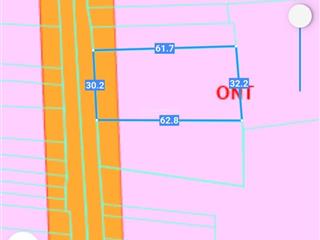 Ngộp bán mảnh đất mặt đường liên xã 30x73, nở hậu 32