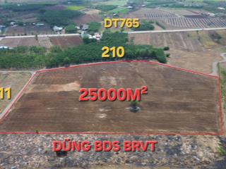 2.5 ha, 321m mặt đường nhựa, thêm 1 đường quy hoạch, gần ngã 6 đá bạc