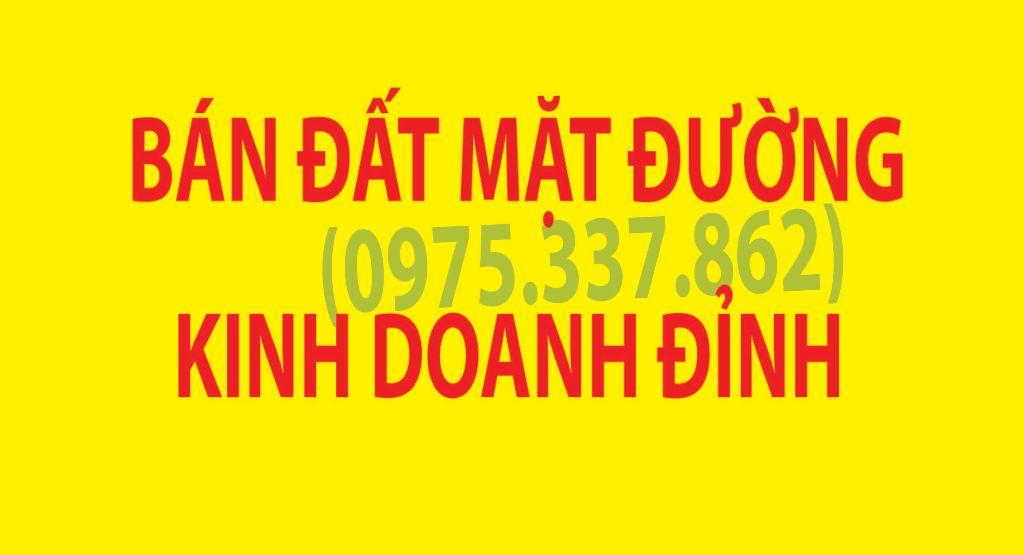 CHÍNH CHỦ BÁN ĐẤT MẶT ĐƯỜNG THÔN NHỊ KHÊ, THƯỜNG TÍN - 68M2 - LÔ GÓC
