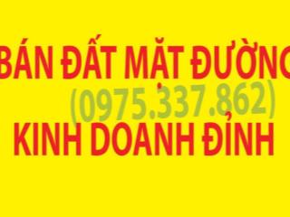 CHÍNH CHỦ BÁN ĐẤT MẶT ĐƯỜNG THÔN NHỊ KHÊ, THƯỜNG TÍN - 68M2 - LÔ GÓC