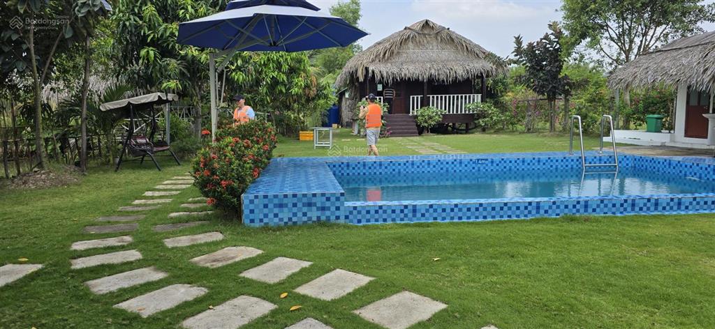 Cực hiếm 1 lô 1000m2 mặt sông lớn kế kdl the river home. cách q2  q7 5km giá 2,8 tỷ shr