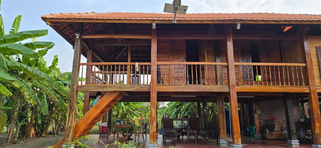 Siêu phẩm nhà vườn mặt tiền sông lớn cách q2 q7 chỉ 12km. 2800m2 (85m2 thổ). đường oto, sổ hồng