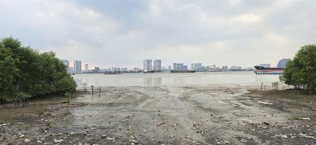 1.348m2 mặt tiền sông sài gòn đối diện quận 7. giá 1.5 tỷ. sổ riêng sang tên trong ngày