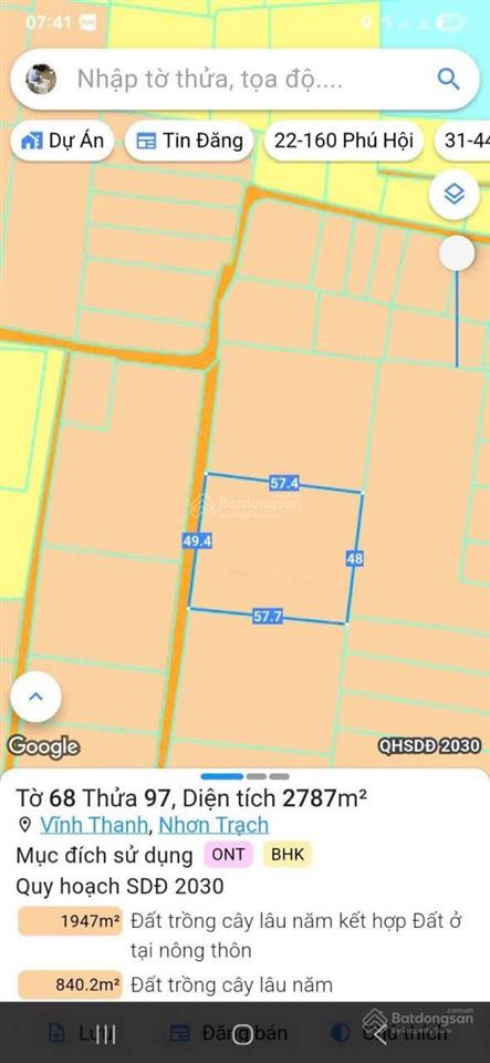 Lô vip 1.788m2 sẵn thổ, đường 6m, khu biệt thự. ngay nút giao vành đai 3  cao tốc. giá 3.5tr/m2