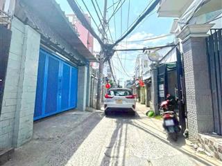 Mua đất tặng nhà 4x20m, xe hơi vào nhà, 6.3 tỷ mặt tiền hẻm xe hơi huỳnh tấn phát, phú thuận quận 7