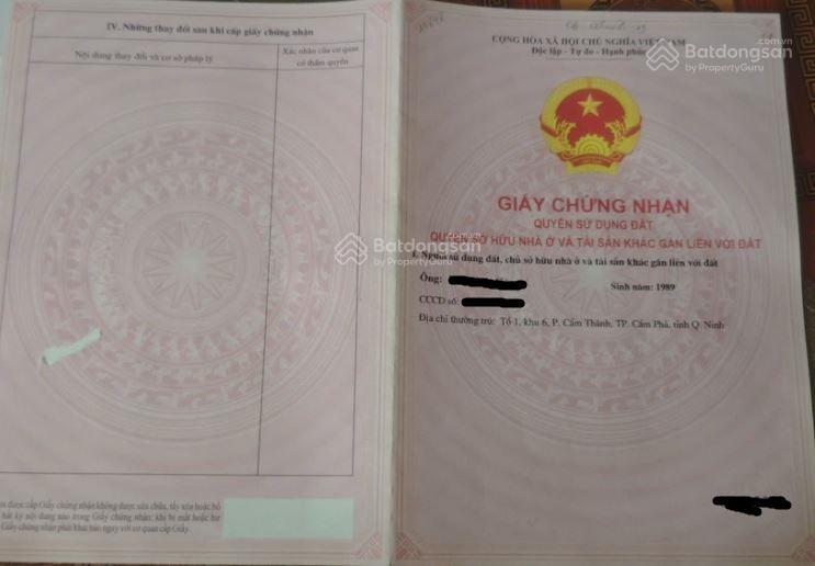 Bán nhà riêng tại trần phú, cẩm thành, cẩm phả, quảng ninh, chỉ với 12 triệu/m2