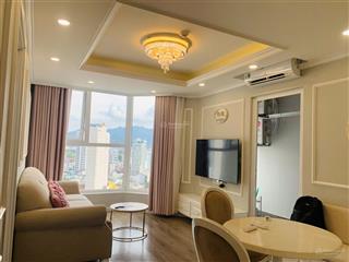 Căn hộ 2pn, tầng cao, đầy đủ nội thất. tòa hud building nha trang