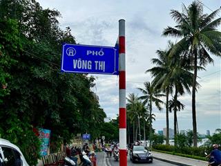 Cầcần bán nhà mặt ngõ phố võng thị, tây hồ. dt 75m2 x 4t, mt 6m. đường ôtô tránh nhau  cách mp 50m