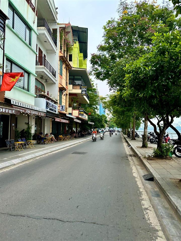 Cần bán nhà mặt phố từ hoa, tây hồ. dt 280m2 x 6t, mt 11,6m. vị trí đẹp  view ôm toàn cảnh hồ tây