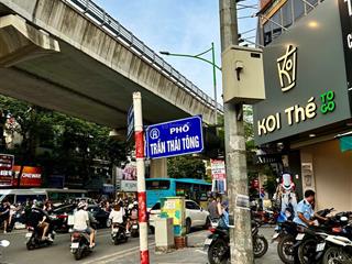 Cần bán nhà mặt phố trần thái tông, cầu giấy. dt sổ 100m2 x 8t, mt 6m. vị trí giữa phố  kd tốt