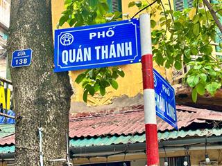 Cần bán nhà mặt phố quán thánh, quận ba đình. dt 165m2 x 5t, mt 8m. vị trí đoạn đẹp đầu phố sầm uất
