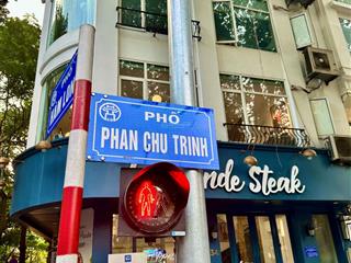 Cần bán nhà căn góc mặt phố phan chu trinh, hoàn kiếm. dt sổ đỏ 65m2 x mt 4,5m. vị trí đẹp nhất phố