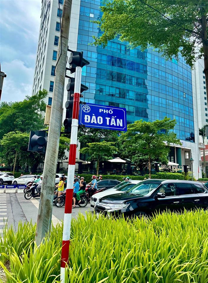 Cần bán nhà mặt phố đào tấn, quận ba đình. dt sổ 125m2 x 5t, mt 7,5m. vị trí đẹp phố  kd sầm uất