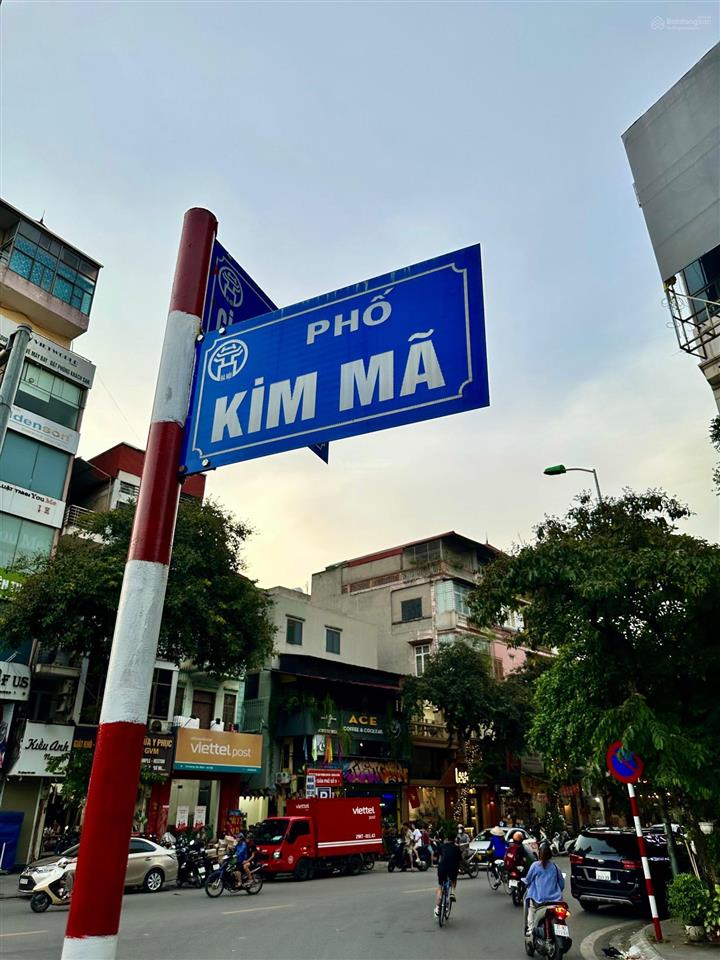 Cần bán nhà mặt phố kim mã, ba đình. dt 85m2 x 4t, mt 5,2m. vị trí đẹp nhất phố, vỉa hè rộng kd tốt